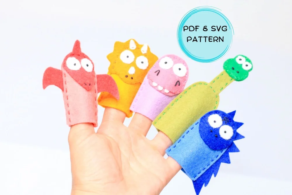 15 Finger Puppet Ideas to Keep Your Kids Entertained Fun Cloth Crafts